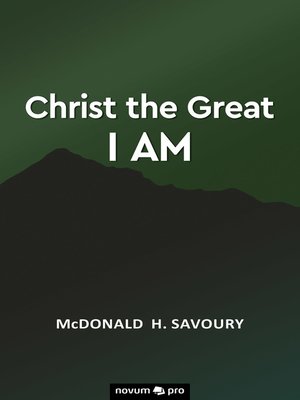 cover image of Christ the Great I Am
